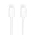 Mayaxess Câble iPhone 16 / 15 USB-C vers USB-C 20W 1 mètre Blanc