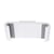 Nedis Support Mural pour Tablette et Smartphone 7-12 Pouces Rotatif 360° Blanc / Gris