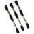 Lot de 3 échevettes 8m DMC Fil à broder mouliné 117 100% coton noir 310