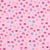 Tissu popeline de Coton  Rainbow sur fond Rose clair - Au mètre