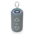 Enceinte Bluetooth Portable Sans Fil Stéréo 3D Subwoofer Avec Lumière Ambiance LED Et Support FM Gris YONIS