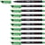 Lot de 10 feutres permanents pointe super fine - STABILO OHPen universal - Vert
