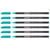 Lot de 6 feutres de coloriage pointe fine 1 mm - EDDING - Turquoise