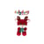 Peluche - Peluche > Renne NICO Rouge Echarpe Verte – 13 cm