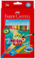 Crayon aquarellable FABER-CASTELL - Classic Colour - Lot de 6 - Boîte carton de 36 - Bois