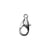 Fermoir carabinier, platine, 13 mm, 2 pces