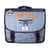 Cartable scolaire 35 cm - POL FOX Airplane - Bleu - réversible, 1 compartiment, motif avion et aviateur