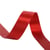 Bobine 25m ruban satin double face Rouge fonce fabriqué en France