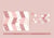 Panneau Guirlande DIY Fanions Baby girl - 137 x 100 cm