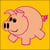 LUC - Kit canevas Soudan Cochon 25x25cm