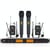 Système Microphone Sans Fil 4 Canaux UHF Pour Événements Extérieurs YONIS