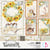 12 papiers scrapbooking carterie 30 x 30 cm Ciao Bella FARMHOUSE GARDEN