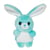 Peluche - Peluche Lapin cloudy 15 cm - bleu