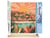 Peinture par Numéro Figured'Art - Lever de soleil à Bali - Kit de Loisir Créatif DIY Numéro d'Art Complet - 40x50cm toile roulée + châssis en bois à monter