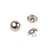 Lot de 3 boutons boule à queue 10mm argent