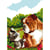 Princesse - Canevas antique Comme Chien et Chat 32x50 cm