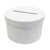 Urne ronde carton blanc D 24,5  x 15 cm