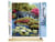 Peinture par Numéro Figured'Art - Le Pont de Nihonbashi au Japon - Kit de Loisir Créatif DIY Numéro d'Art Complet - 40x50cm toile roulée + châssis en bois à monter