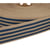 Sangle Stripe Bicolore 40mm bleu au mètre