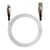 LinQ Câble USB vers USB C Fast Charge 5A Synchronisation Nylon tressé 1.2m Argent
