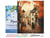 Peinture par Numéro Figured'Art avec Cadre - Promenade d'Automne et vieille Ville - Kit de Loisir Créatif DIY Numéro d'Art Complet - 40x50cm toile tendue sur châssis