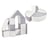 Set de 15 blocs en mousse le jeu blanc gris - Velinda