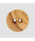 Bouton rond 2 trous en bois d’olivier – Ø 28 mm – Prym 016 Naturel