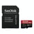 Carte mémoire MicroSDHC SanDisk Extreme Pro - 32 Go - Classe 10 - UHS-I - Noir, Rouge