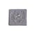 Ecusson thermocollant badge étoile laurier gris 3cm x 3cm