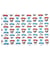 Tissu coton enfant racing de 160 cm de largeur RACING ECRU vendu par 50 cm