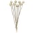Epingle à  tête de perle, 70mm, 6mm tête de perle, Boîte 25pces, blanc