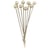 Epingle à  tête de perle, 70mm, 6mm tête de perle, Boîte 25pces, blanc