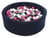 Piscine à balles Aire de jeu + 300 balles bleu marine noir, blanc, rose,gris - Velinda