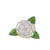 Lot de 3 écussons thermocollants rose blanc 4cm x 4,5cm