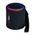 Enceinte Bluetooth Portable LED Multicolore Sans Fil Subwoofer Avec Lumière RGB Noir YONIS