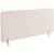 Séparateur Cloison Acoustique de Bureau et Table Beige en Polyester et Matière Synthétique 160 x 40 cm Idéal pour le Open Space
