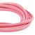 Bobine 50m Cordon damier polyester 5mm fuchsia clair