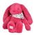 Peluche lapin fleurette fuchsia - 25 cm -
