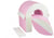 Set de 2 blocs en mousse blanc, rose (pastel) - Velinda