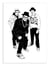 Affiche 50 x 70 cm -  Run DMC - Nick Cocozza