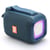 Enceinte Bluetooth Portable 5W Étanche Avec Lumière RGB 10h Autonomie Micro Intégré Bleu YONIS