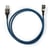 Nedis Câble Lightning USB-A Tressé 1m Connecteur 180° Jeu Bleu