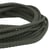 Bobine 50m Cordon damier polyester 5mm gris noir
