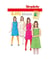 Patron Simplicity 1609 Robe droite S1609.H5-(S7677) taille n°FR 34-42
