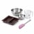 Set pâtisserie avec double moule à chocolat de Dubaï, 2 bols à mixer, verre mesureur et spatule Zenker