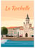 Affiche ville La Rochelle 2 | A3 : 29,7x42cm