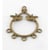 MégaCréa - Breloque pendentif Diviseur colombe Bronze