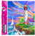 Diamond Painting Broderie Diamant LUMINLIFE 40x50cm, 100% strass, diamants ronds - Phare et voilier