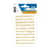 Lettres - Stickers - Autocollant - Or - A à Z - Majuscules - Italique