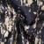 Tissu Toile Canvas Eclat Nocturne Noir bleuté sur fond Beige